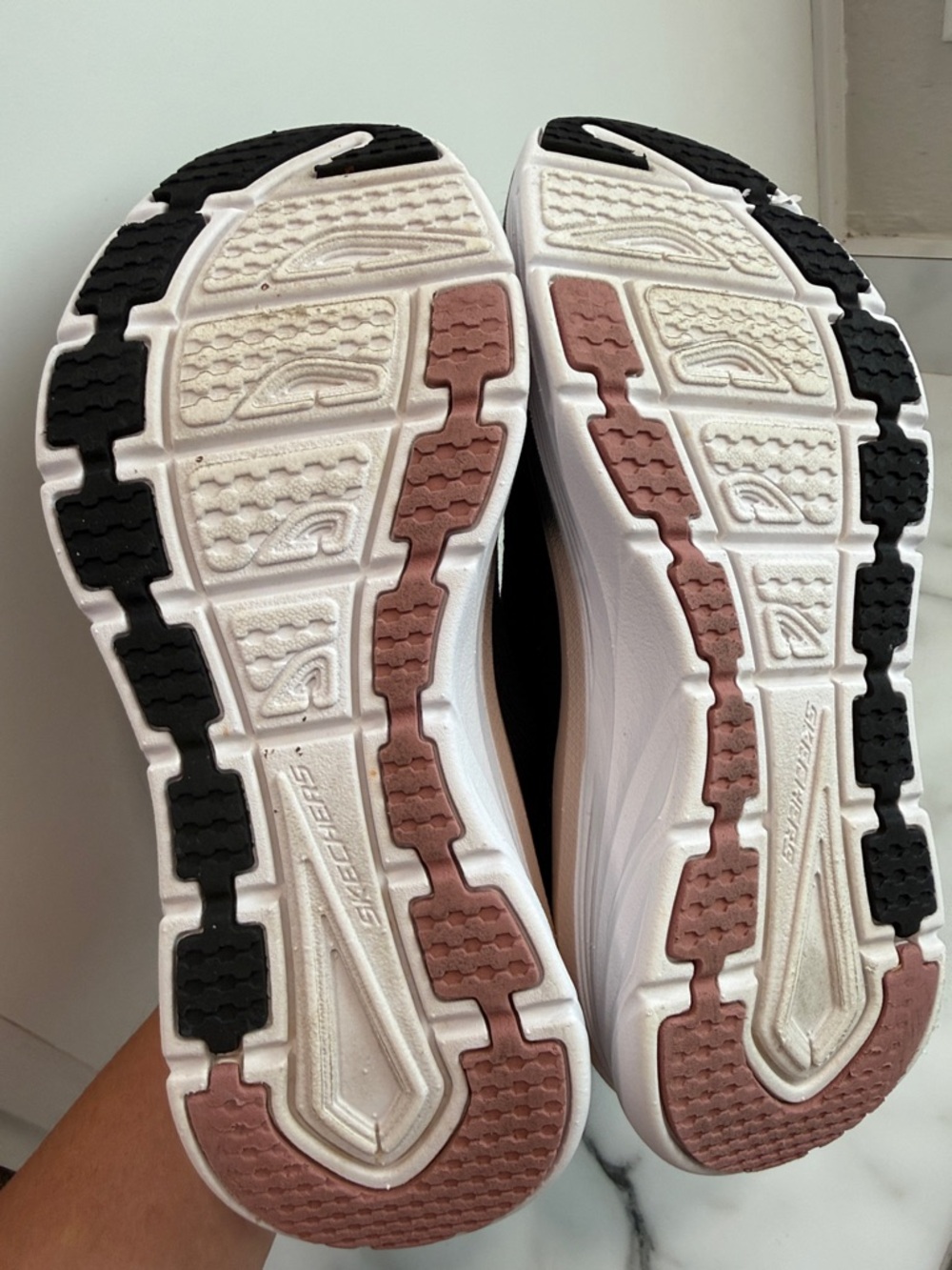 Skechers, Relaxed Fit: D'Lux Walker Black Let it Glow Walking Shoes - Size 6.5 - Picture 9 of 9